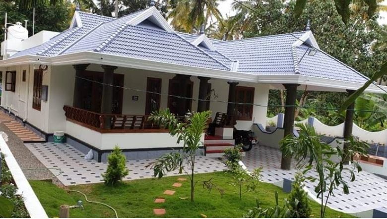 1290 Square Feet 3 Bedroom Traditional Style Single Floor House