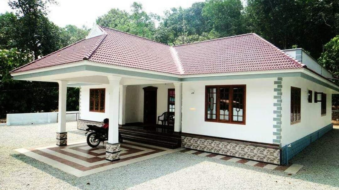 1500 Square Feet 3 Bedroom Single Floor Kerala Style House And