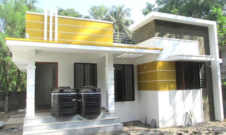 700 Square Feet 2 BHK Contemporary Style Modern House and Interior