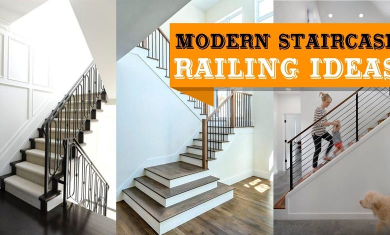 100+ Modern Staircase Railing Design Ideas - Home Pictures
