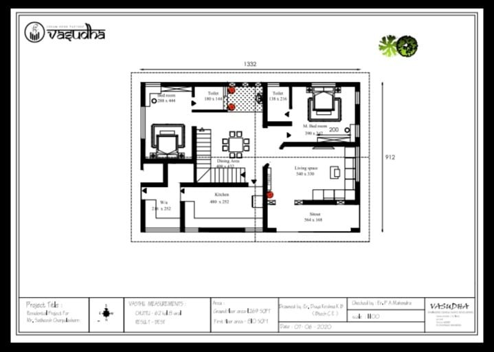 2000 Sq Ft 4BHK Contemporary Style TwpStorey House and