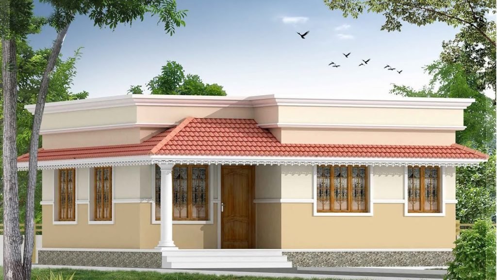 700 Sq Ft 2BHK Traditional Style Single Floor House and Free Plan