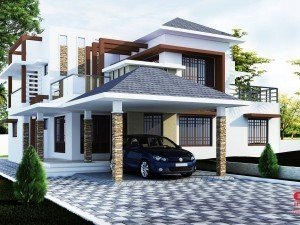 Contemporary Home Design 2934 Sq.feet