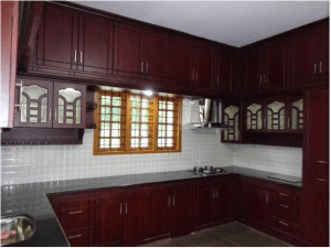 semi-luxurious house kichen