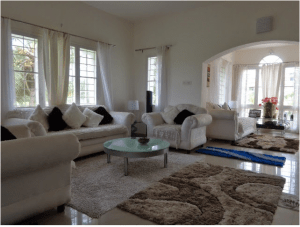 3100 square feet, four bedrooms furnished villa at 8.4 cents door land