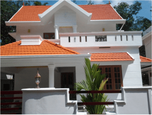 medium budget home design in karukutty 1700 Sq. Ft.