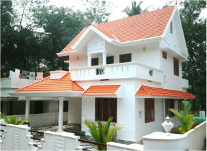 medium budget home design in karukutty 1700 Sq. Ft.