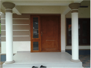 1750 square feet, three bedroom home design in 6 cents