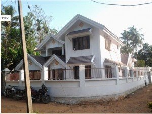 2,746-square-foot, four-bedroom house in 9.711 cents land