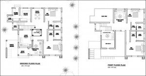 beautiful 2500 sq ft home design in Kerala