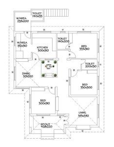 1 story House Plan in 1966 Sq Ft