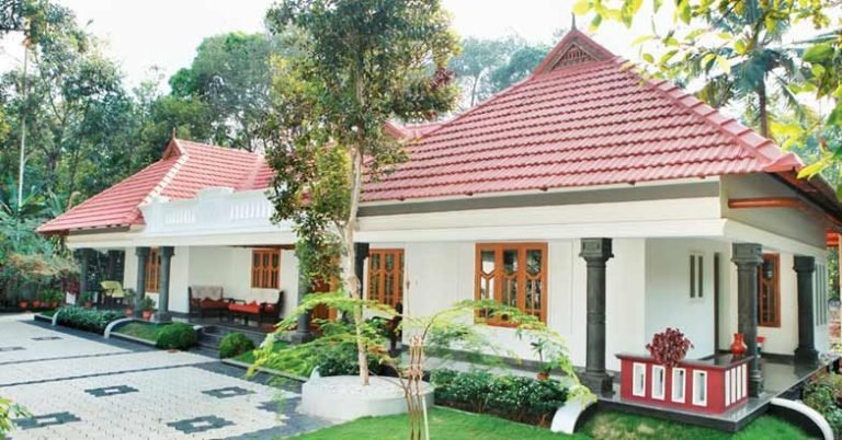 traditional single storeyed home design