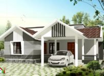 1259 Square Feet Home Design Cost 18 Lakhs
