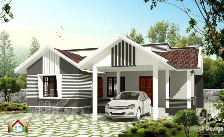 1259 Square Feet Home Design Cost 18 Lakhs