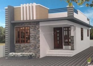 750 Square Feet 3BHK Home Design At 3 Cent Plot