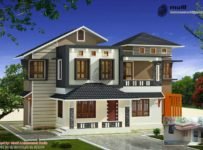 1642 Square Feet 3BHK Double Floor Kerala Home Design With Plan