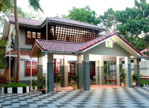 4BHK Kerala Home Design For 35 Lacks