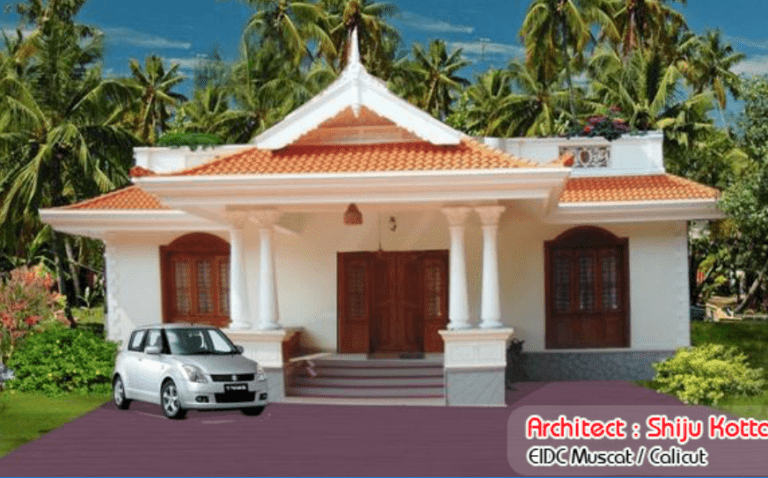 1155 Square Feet Low Budget Kerala Home Design With Plan