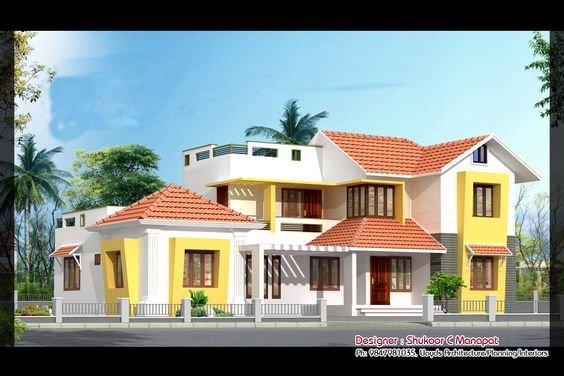 1320 Square Feet 3BHK Kerala Home Design At 5.5 Cent Plot