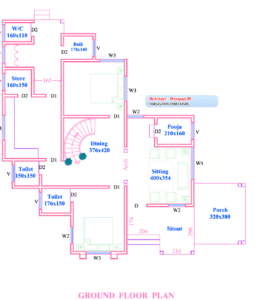 2001 Square Feet 3BHK Kerala Home Design With Plan