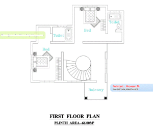 2033 Square Feet 5BHK Kerala Beautiful Home Design With Plan
