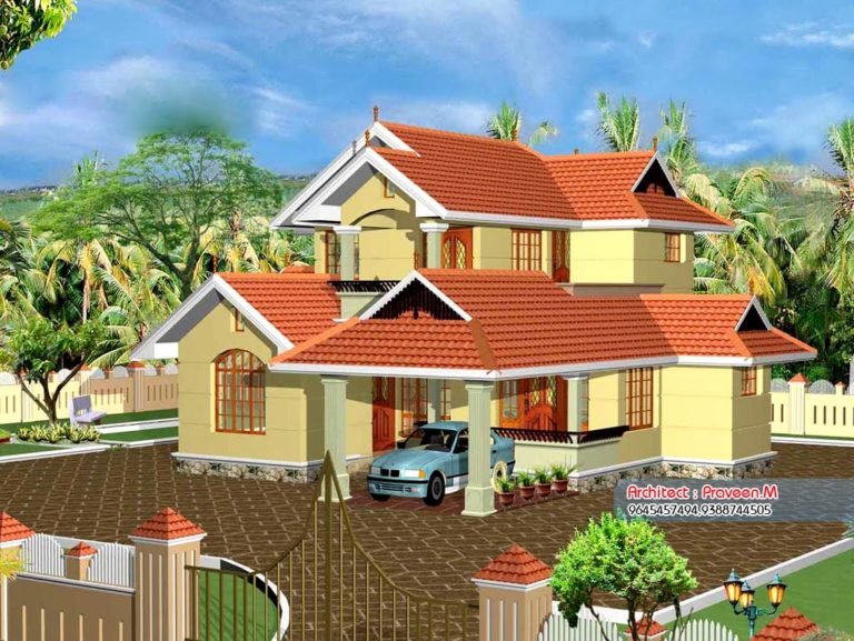 2033 Square Feet 5BHK Kerala Beautiful Home Design With Plan
