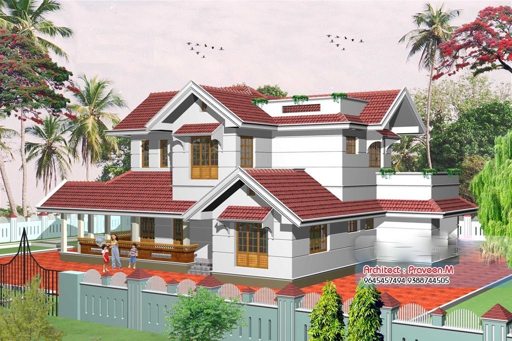 2367 Square Feet 4BHK Double Floor Kerala Home Design With Plan