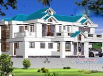 2800 Square Feet 4BHK Kerala Luxury Home Design With Plan