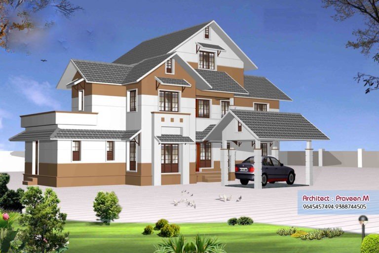 2906 Square Feet 4BHK Kerala Home Design Plan And Elevation