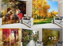 Amazing 3D curtains Latest Collections
