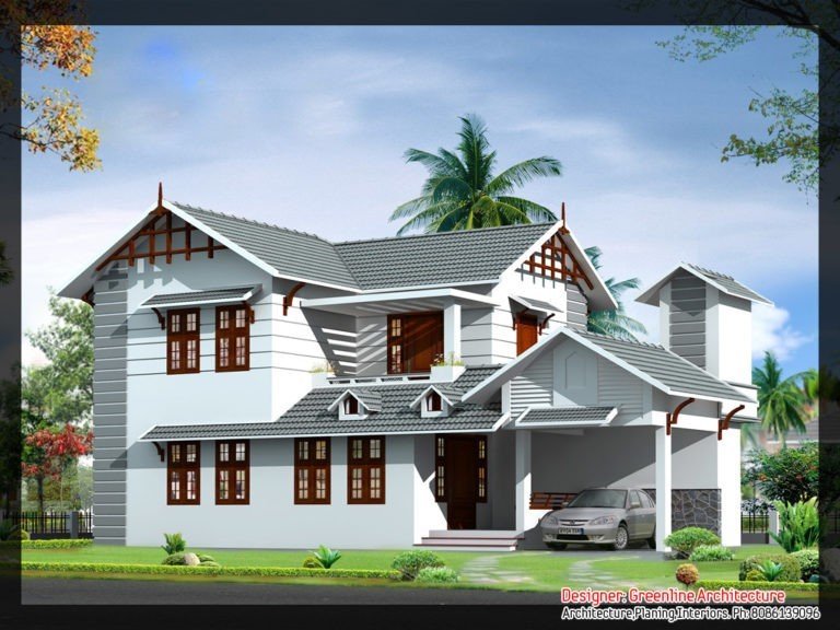 1839 Square Feet 4BHK Kerala Contemporary Home Design With Plan