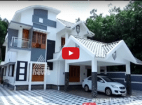 Fusion Style 4 Bed Room Kerala Home Design