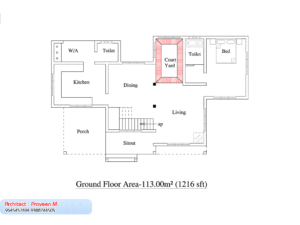 2055 Square Feet 3BHK Kerala Home Design With Plan