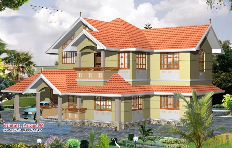 2055 Square Feet 3BHK Kerala Home Design With Plan