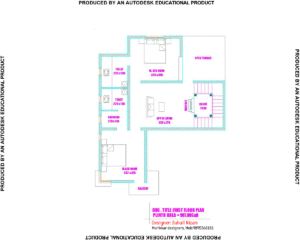 2377 Square Feet Contemporary House Plan and Elevation