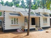 1187 Square Feet 3 Bedroom Low Cost Kerala Style Home Design and Plan
