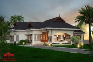 2398 Square Feet 4 Bedroom Beautiful Single Floor Home Design