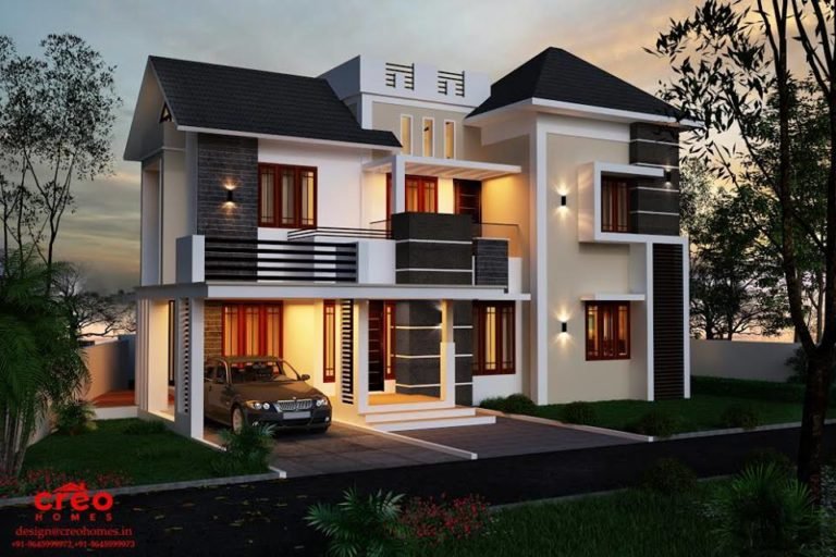 2364 Square Feet 4 Bedroom Beautiful Modern Home Design
