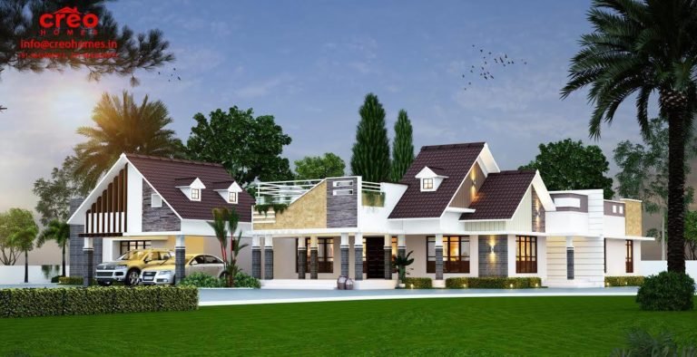 6025 Square Feet 2 Bedroom Luxury Single Floor Home Design