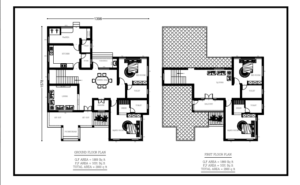 2900 Square Feet 4 Bedroom Double Floor Modern Home Design and Plan