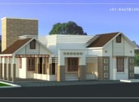 2200 Square Feet 3 Bedroom Single Floor Modern Home Design