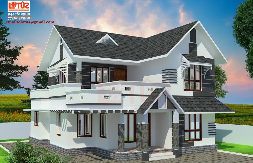 1600 Square Feet 3 Bedroom Double Floor Amazing Home Design For 30 ...