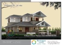 1940 Square Feet 3 Bedroom Double Floor Modern Home Design and Plan