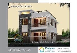 1382 Square Feet 3 Bedroom Low Budget Contemporary Modern Home Design and Plan