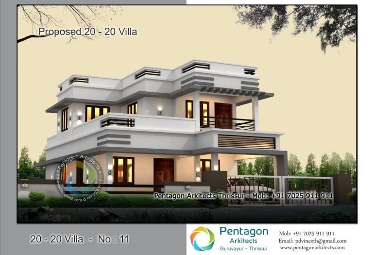 1959 Square Feet 4 Bedroom Luxury Modern Home Design and Plan