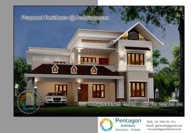 3049 Square Feet 4 Bedroom Modern Contemporary Home Design