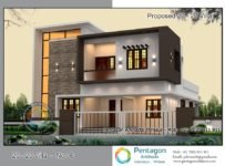 1914 Square Feet 2 Attached Bedroom Contemporary Style Home Design and Plan