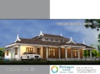 2656 Square Feet 3 Attached Bedroom Single Floor Home Design and Plan