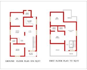 1829 Square Feet 3 Bedroom Contemporary Modern Home Design and Plan