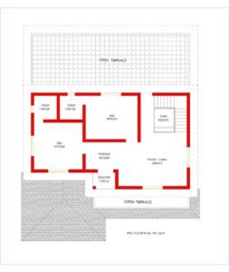 2753 Square Feet 4 Bedroom Double Floor Modern Home Deign and Plan
